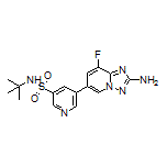 5-(2-氨基-8-氟-[1,2,4]三唑并[1,5-a]吡啶-6-基)-N-(叔丁基)吡啶-3-磺酰胺