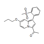 1-[1-[2-(甲砜基)苯基]-7-丙氧基-3-吲嗪基]乙酮