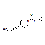 1-Boc-4-(3-羟基-1-丙炔基)哌啶
