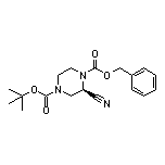 (R)-1-Cbz-4-Boc-哌嗪-2-甲腈