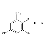 3-溴-5-氯-2-氟苯胺盐酸盐