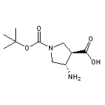 (3R,4S)-4-氨基-1-Boc-吡咯烷-3-甲酸