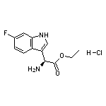 (S)-2-氨基-2-(6-氟-3-吲哚基)乙酸乙酯盐酸盐
