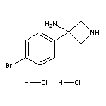 3-(4-溴苯基)杂氮环丁烷-3-胺二盐酸盐