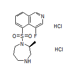 (S)-4-氟-5-[(2-甲基-1,4-二氮杂环庚烷-1-基)磺酰基]异喹啉二盐酸盐
