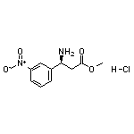 (S)-3-氨基-3-(3-硝基苯基)丙酸甲酯盐酸盐