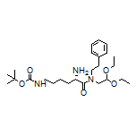 (S)-2-氨基-6-(Boc-氨基)-N-(2,2-二乙氧基乙基)-N-苯乙基己酰胺