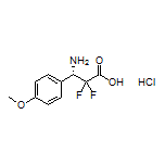 (S)-3-氨基-2,2-二氟-3-(4-甲氧基苯基)丙酸盐酸盐