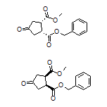 4-氧代环戊烷-1,2-二甲酸[(顺式-2-甲基)(1-苄基)]酯