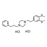 1-(3,4-二甲氧基苯乙基)-4-(3-苯基丙基)哌嗪二盐酸盐