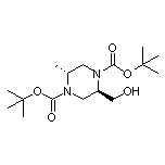 (2R,5R)-1,4-双(Boc)-5-甲基哌嗪-2-甲醇