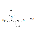 2-(3-氯苯基)-2-硫代吗啉基乙胺盐酸盐