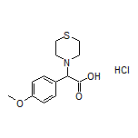 2-(4-甲氧基苯基)-2-硫代吗啉基乙酸盐酸盐