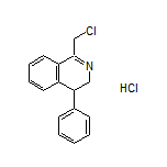 1-(氯甲基)-4-苯基-3,4-二氢异喹啉盐酸盐