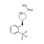 (2S,4R)-4-[2-(三氟甲基)苄基]吡咯烷-2-甲酸