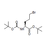 (S)-2-(Boc-氨基)-5-溴戊酸叔丁酯