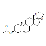 (3S,10R,13S)-10,13-二甲基-1,2,3,4,7,8,9,10,11,12,13,14,15,16-十四氢螺[环戊并[a]菲-17,2’-[1,3]二氧戊环]-3-基乙酸酯