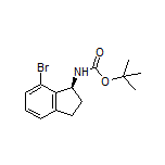 (S)-N-Boc-7-溴-2,3-二氢-1H-茚-1-胺
