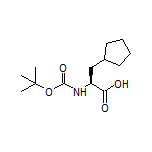 (S)-2-(Boc-氨基)-3-环戊基丙酸