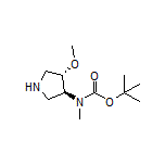 (3S,4S)-N-Boc-4-甲氧基-N-甲基吡咯烷-3-胺