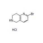 2-BROMO-5,6,7,8-TETRAHYDRO-1,6-NAPHTHYRIDINE HCL