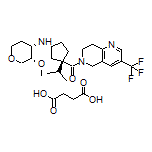 [(1S,3R)-1-异丙基-3-[[(3S,4S)-3-甲氧基四氢-2H-吡喃-4-基]氨基]环戊基][3-(三氟甲基)-7,8-二氢-1,6-萘啶-6(5H)-基]甲酮琥珀酸盐