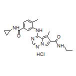 4-[[5-(环丙基氨基甲酰基)-2-甲基苯基]氨基]-5-甲基-N-丙基吡咯并[2,1-f][1,2,4]三嗪-6-甲酰胺盐酸盐