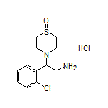 4-[2-氨基-1-(2-氯苯基)乙基]硫代吗啉-1-氧化物盐酸盐