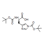 (R)-3-(1-Boc-4-咪唑基)-2-(Boc-氨基)丙酸