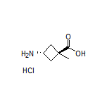反式-3-氨基-1-甲基环丁烷甲酸盐酸盐