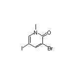 3-溴-5-碘-1-甲基吡啶-2(1H)-酮
