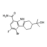 5-溴-6-氟-2-(2-羟基-2-丙基)-2,3,4,9-四氢-1H-咔唑-8-甲酰胺