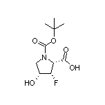 (2R,3S,4R)-1-Boc-3-氟-4-羟基吡咯烷-2-甲酸