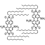 5,12-二氨基-2,9-二(12-二十三烷基)蒽并[2,1,9-def:6,5,10-d’e’f’]二异喹啉-1,3,8,10(2H,9H)-四酮与5,13-二氨基-2,9-二(12-二十三烷基)蒽并[2,1,9-def:6,5,10-d’e’f’]二异喹啉-1,3,8,10(2H,9H)-四酮混合物