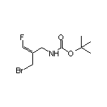 (E)-2-(溴甲基)-N-Boc-3-氟-2-丙烯-1-胺