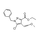 1-苄基-4-(2-甲氧基乙烯基)-5-氯-1H-吡唑-3-甲酸乙酯