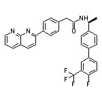 (S)-2-(4-(1,8-萘啶-2-基)苯基)-N-(1-(4’-氟-3’-(三氟甲基)-[1,1’-联苯]-4-基)乙基)乙酰胺