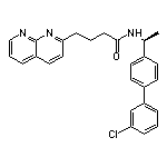 (S)-N-(1-(3’-氯-[1,1’-联苯]-4-基)乙基)-4-(1,8-萘啶-2-基)丁酰胺