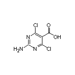 2-氨基-4,6-二氯嘧啶-5-甲酸