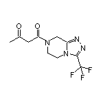 1-[3-(三氟甲基)-5,6-二氢-[1,2,4]三唑并[4,3-a]吡嗪-7(8H)-基]-1,3-丁二酮