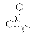 4-(苄氧基)-8-甲基-2-萘甲酸甲酯