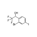 2-溴-4-碘-alpha-(三氟甲基)苄醇