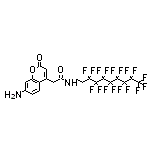 2-(7-氨基-2-氧代-2H-苯并吡喃-4-基)-N-(3,3,4,4,5,5,6,6,7,7,8,8,9,9,10,10,10-十七氟癸基)乙酰胺