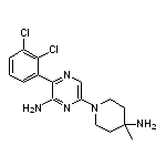 6-(4-氨基-4-甲基-1-哌啶基)-3-(2,3-二氯苯基)-2-吡嗪胺