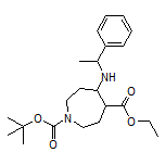 1-Boc-5-[(1-苯基乙基)氨基]氮杂环庚烷-4-甲酸乙酯