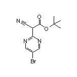 2-(5-溴-2-嘧啶基)-2-氰基乙酸叔丁酯