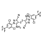 4,4’-二硫烷二基二[5-氨基-1-[2,6-二氯-4-(三氟甲基)苯基]-1H-吡唑-3-甲腈]