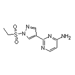4-氨基-2-[1-(乙基磺酰基)-4-吡唑基]嘧啶