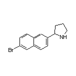 2-(6-溴-2-萘基)吡咯烷