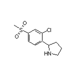 2-[2-氯-4-(甲砜基)苯基]吡咯烷